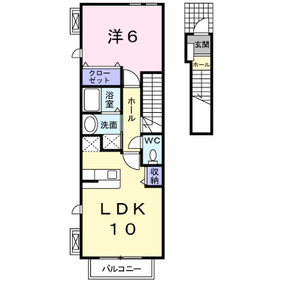 サニーフラット 204【管理NO：1-014879701-02040】 ★家具家電は申し込み後に搬入します 2026年08月下旬入居可能の物件画像
