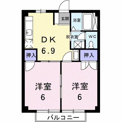 ニューシティ梶Ｂ 102【管理NO：1-003666901-01020】 ★家具家電は申し込み後に搬入します★ ★2026年09月中旬入居可能★の物件画像
