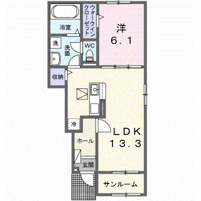 エルヴェ 105【管理NO：1-028646301-01050】 ★家具家電は申し込み後に搬入します★ ★2026年09月下旬入居可能★の物件画像