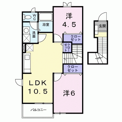 フローラⅡ 202【管理NO：1-011603302-02020】 ★家具家電は申し込み後に搬入します 2026年09月中旬入居可能の物件画像