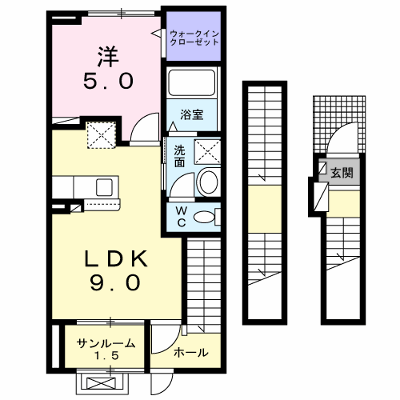 メルグランデ 305【管理NO：1-025981401-03050】 ★家具家電は申し込み後に搬入します 2026年09月中旬入居可能の物件画像