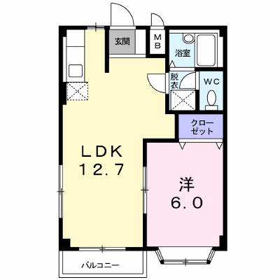 サンクス筑摩野 107【管理NO：1-004779401-01060】 ★家具家電は申し込み後に搬入します★ ★2026年08月下旬入居可能★の物件画像