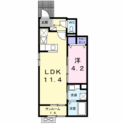 スマイル　エビス 106【管理NO：1-025134701-01060】 ★家具家電は申し込み後に搬入します 2026年08月下旬入居可能の物件画像