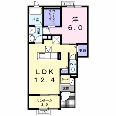エル　ガーデンⅢ 103【管理NO：1-021130001-01030】 ★家具家電は申し込み後に搬入します 2026年10月上旬入居可能の物件画像
