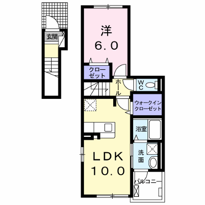 フリージアⅠ 204【管理NO：1-027363101-02040】 ★家具家電は申し込み後に搬入します 2026年09月中旬入居可能の物件画像