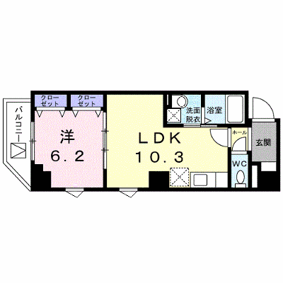 ラ・ポーズ　ゾー 201【管理NO：1-026572101-02010】 ★家具家電は申し込み後に搬入します★ ★2026年10月上旬入居可能★の物件画像