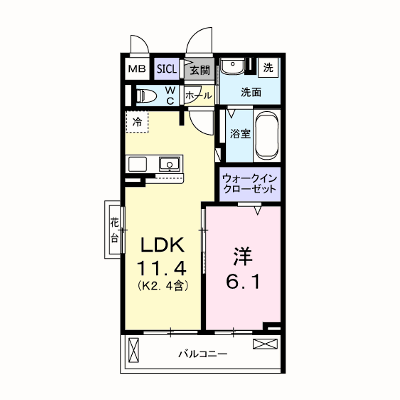 キー　ウェスト 305【管理NO：1-028497901-03050】 ★家具家電は申し込み後に搬入します★ ★2027年02月上旬入居可能★の物件画像