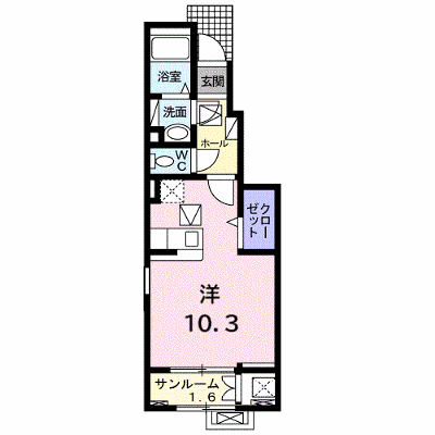 ヴィラージュ　ルリ 106【管理NO：1-025186701-01050】 ★家具家電は申し込み後に搬入します★の物件画像