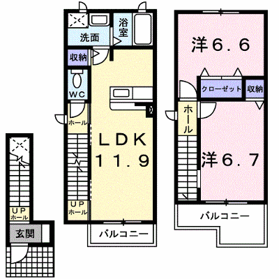 リラ・トーリ 201【管理NO：1-011339401-02010】 ★家具家電は申し込み後に搬入します★ ★2026年09月上旬入居可能★の物件画像