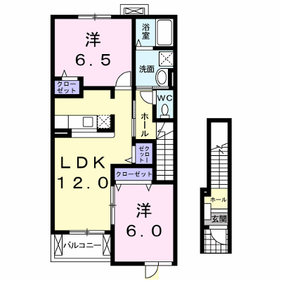 インペリアルＢ 202【管理NO：1-013661802-02020】 ★家具家電は申し込み後に搬入します★ ★2026年09月中旬入居可能★の物件画像