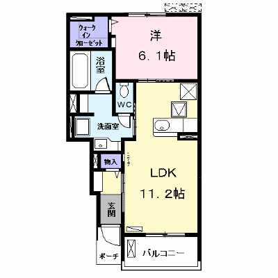 クラルス　Ⅱ 102【管理NO：1-020884502-01020】 ★家具家電は申し込み後に搬入します 2026年09月中旬入居可能の物件画像