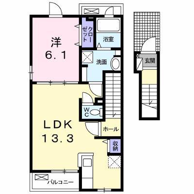 カーサⅣ 203【管理NO：1-022651201-02030】 ★家具家電は申し込み後に搬入します 2026年10月中旬入居可能の物件画像