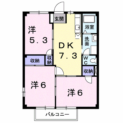 パイングロウブＴＭ 205【管理NO：1-003653101-02040】 ★家具家電は申し込み後に搬入します 2026年09月中旬入居可能の物件画像