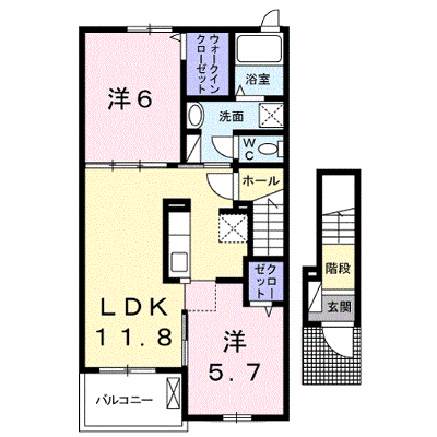 ビックベン　Ⅱ 202【管理NO：1-021086002-02020】 ★家具家電は申し込み後に搬入します 2026年10月中旬入居可能の物件画像