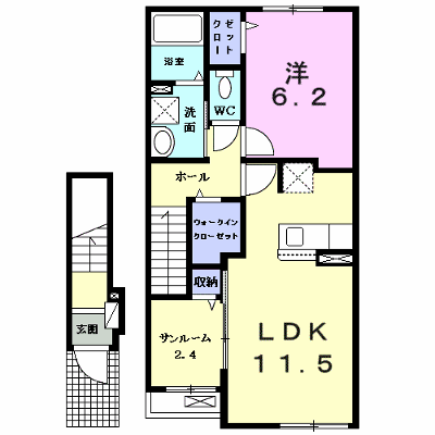 シャンポール新居 202【管理NO：1-025938401-02020】 ★家具家電は申し込み後に搬入します 2026年08月中旬入居可能の物件画像