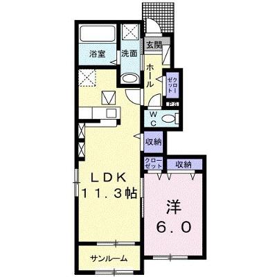 リベルタ　Ⅱ 103【管理NO：1-024950802-01030】 ★家具家電は申し込み後に搬入します★ ★2026年09月中旬入居可能★の物件画像