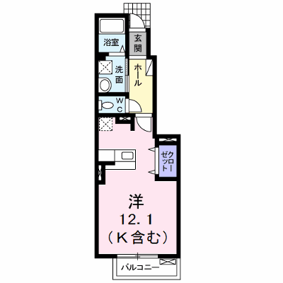 ヴィラ　サンフォレスト 102【管理NO：1-015167101-01020】 ★家具家電は申し込み後に搬入します★ ★2026年09月中旬入居可能★の物件画像
