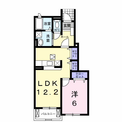 グランプレーヌＡ 102【管理NO：1-014402201-01020】 ★家具家電は申し込み後に搬入します 2026年09月上旬入居可能の物件画像