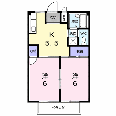 オーキッド江島Ｂ 2-B【管理NO：1-001740502-02020】 ★家具家電は申し込み後に搬入します 2026年09月中旬入居可能の物件画像