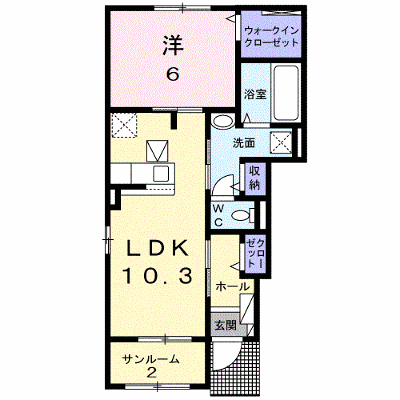 ジャスパーＥＸ・Ⅰ 101【管理NO：1-025640901-01010】 ★家具家電は申し込み後に搬入します 2026年09月中旬入居可能の物件画像