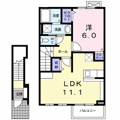 コリーヌ 202【管理NO：1-015524601-02020】 ★家具家電は申し込み後に搬入します★ ★2026年09月上旬入居可能★の物件画像