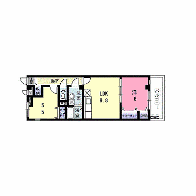 ＫＢ．メゾンロータス 102【管理NO：1-016876301-01020】 ★家具家電は申し込み後に搬入します★ ★2026年08月下旬入居可能★の物件画像