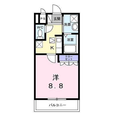 エクセル城陽 106【管理NO：1-099385901-01050】 ★家具家電は申し込み後に搬入します 2026年09月上旬入居可能の物件画像