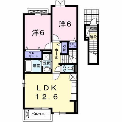グランアウローラⅢ 203【管理NO：1-017451401-02030】 ★家具家電は申し込み後に搬入します★ ★2026年10月中旬入居可能★の物件画像