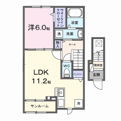 フランアンジュ 202【管理NO：1-028631601-02020】 ★家具家電は申し込み後に搬入します 2026年08月下旬入居可能の物件画像
