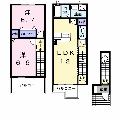 ハンプトンコート　山城 205【管理NO：1-016082901-02040】 ★家具家電は申し込み後に搬入します 2026年09月中旬入居可能の物件画像