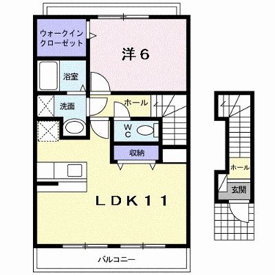 ランブロス 202【管理NO：1-014044501-02020】 ★家具家電は申し込み後に搬入します★ ★2026年10月中旬入居可能★の物件画像
