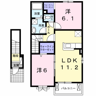 エスポワールＢ 203【管理NO：1-020889902-02030】 ★家具家電は申し込み後に搬入します★ ★2026年09月下旬入居可能★の物件画像