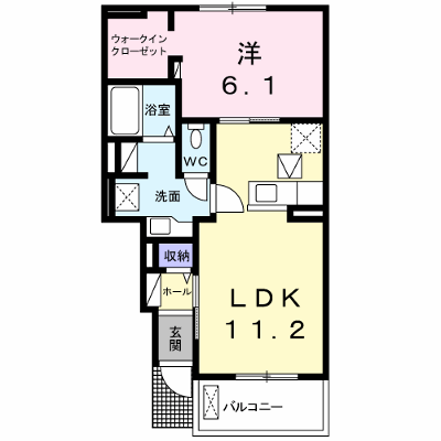 エム・シャルム善通寺Ⅲ 105【管理NO：1-020797603-01050】 ★家具家電は申し込み後に搬入します★ ★2026年10月中旬入居可能★の物件画像