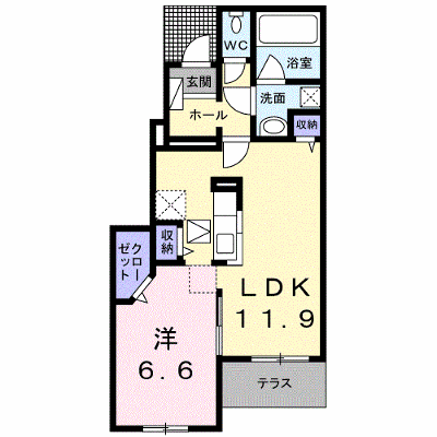 アジュール 103【管理NO：1-022412301-01030】 ★家具家電は申し込み後に搬入します★の物件画像