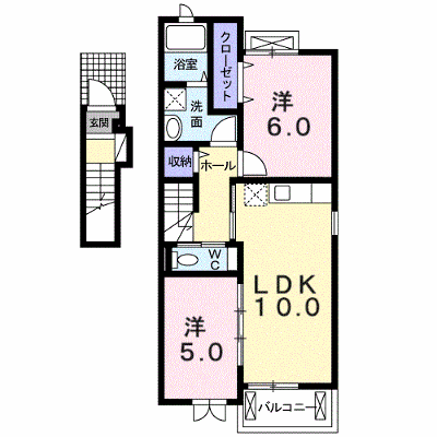 プリンセスガーデンＫ・Ｉ 201【管理NO：1-017452801-02010】 ★家具家電は申し込み後に搬入します★ ★2026年09月上旬入居可能★の物件画像