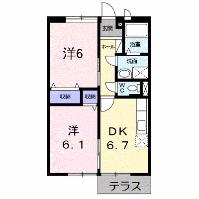 メゾン・ド・フローラ 103【管理NO：1-009675601-01030】 ★家具家電は申し込み後に搬入します★ ★2026年09月中旬入居可能★の物件画像