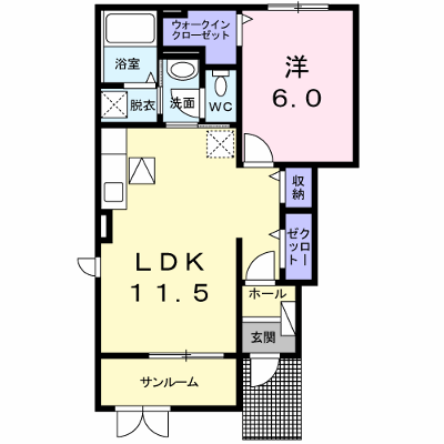 アスリープ　Ⅰ 101【管理NO：1-025175701-01010】 ★家具家電は申し込み後に搬入します★の物件画像