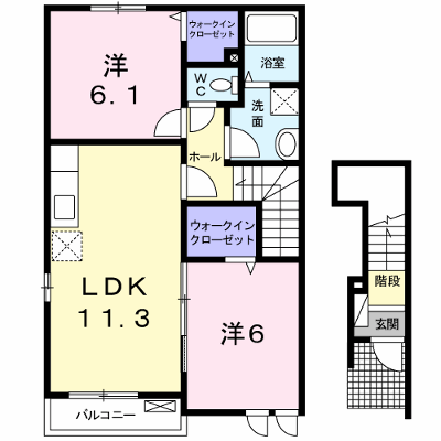 ブローテ 201【管理NO：1-016509201-02010】 ★家具家電は申し込み後に搬入します★ ★2026年09月下旬入居可能★の物件画像