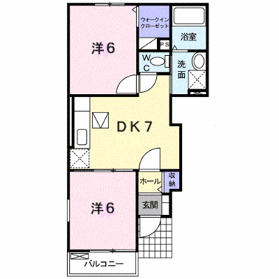 グリーンパルⅡ－Ａ 101【管理NO：1-014578501-01010】 ★家具家電は申し込み後に搬入します★ ★2026年09月上旬入居可能★の物件画像