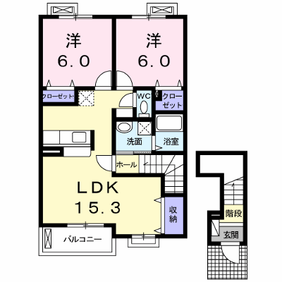 クレメント 203【管理NO：1-015908401-02030】 ★家具家電は申し込み後に搬入します★ ★2026年09月中旬入居可能★の物件画像