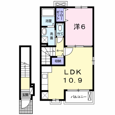 フローリッシュ 204【管理NO：1-018065601-02040】 ★家具家電は申し込み後に搬入します★ ★2026年09月中旬入居可能★の物件画像