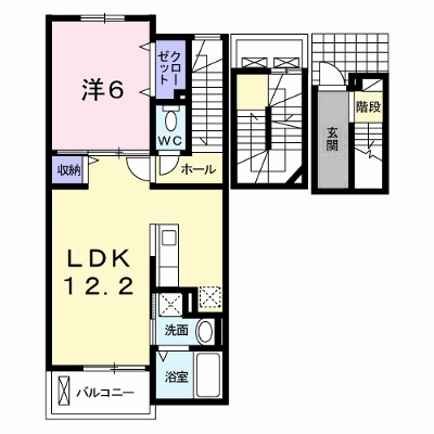 オルテンシアⅢ 303【管理NO：1-019503001-03030】 ★家具家電は申し込み後に搬入します★ ★2026年10月上旬入居可能★の物件画像
