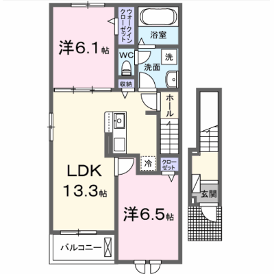 メゾン・ド・リアン　Ⅱ 201【管理NO：1-028523502-02010】 ★家具家電は申し込み後に搬入します★ ★2027年01月下旬入居可能★の物件画像