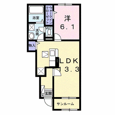 メゾン・ド・リアン　Ⅰ 103【管理NO：1-028523501-01030】 ★家具家電は申し込み後に搬入します★ ★2027年01月下旬入居可能★の物件画像
