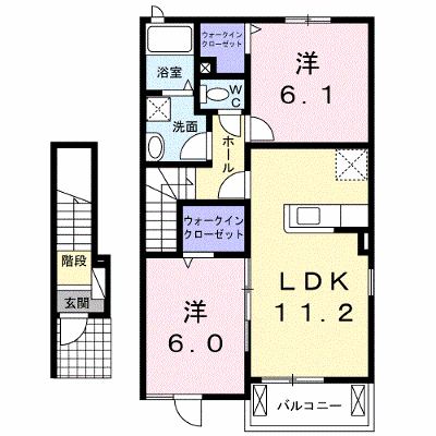 ミキ・ブルック　Ｂ 202【管理NO：1-022390202-02020】 ★家具家電は申し込み後に搬入します★ ★2026年08月下旬入居可能★の物件画像