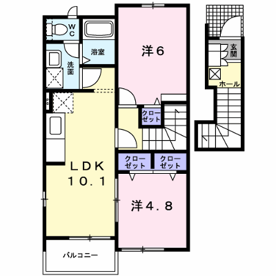 ムーンヴェルジュＡ 205【管理NO：1-014909601-02040】 ★家具家電は申し込み後に搬入します★ ★2026年09月中旬入居可能★の物件画像