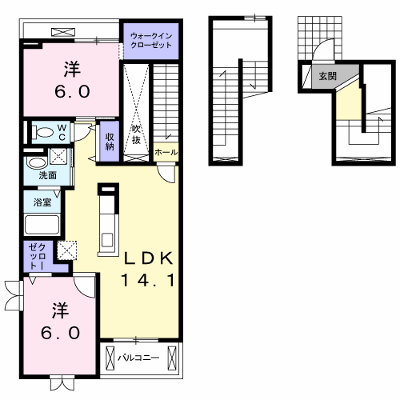 ショコラ 306【管理NO：1-024622803-03050】 ★家具家電は申し込み後に搬入します★ ★2026年08月下旬入居可能★の物件画像