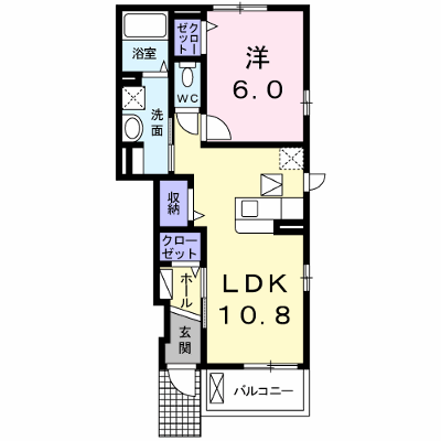 ブライト　Ｉ 104【管理NO：1-021751901-01040】 ★家具家電は申し込み後に搬入します★ ★2026年09月中旬入居可能★の物件画像
