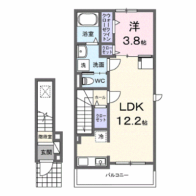 サンフラワー太田駅サイドＦ 205【管理NO：1-027600906-02050】 ★家具家電は申し込み後に搬入します★の物件画像