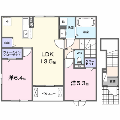 ル・ボヌール 201【管理NO：1-028145201-02010】 ★家具家電は申し込み後に搬入します 2026年09月中旬入居可能の物件画像